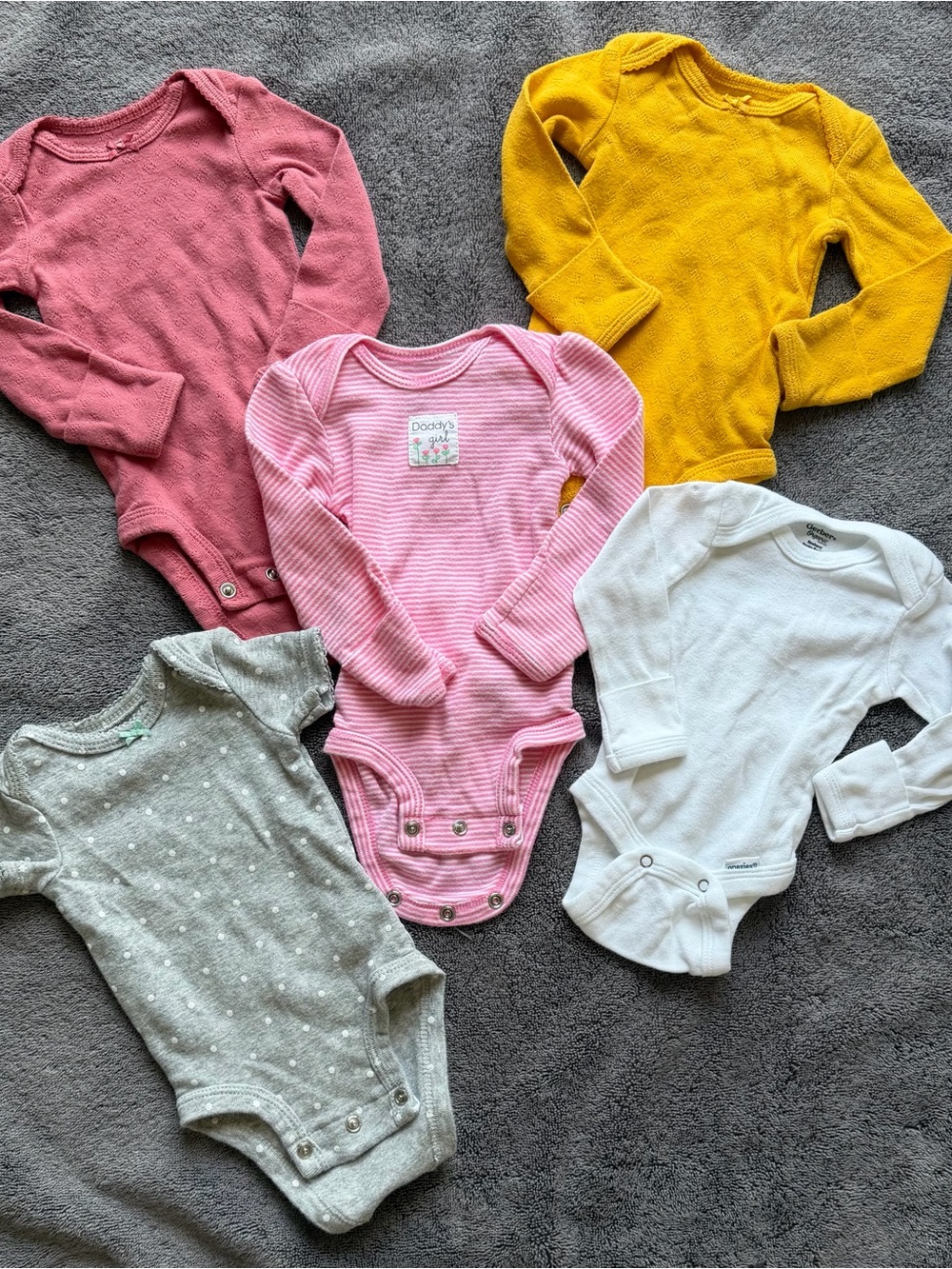 Collection of NewBorn One Piece Bodysuits